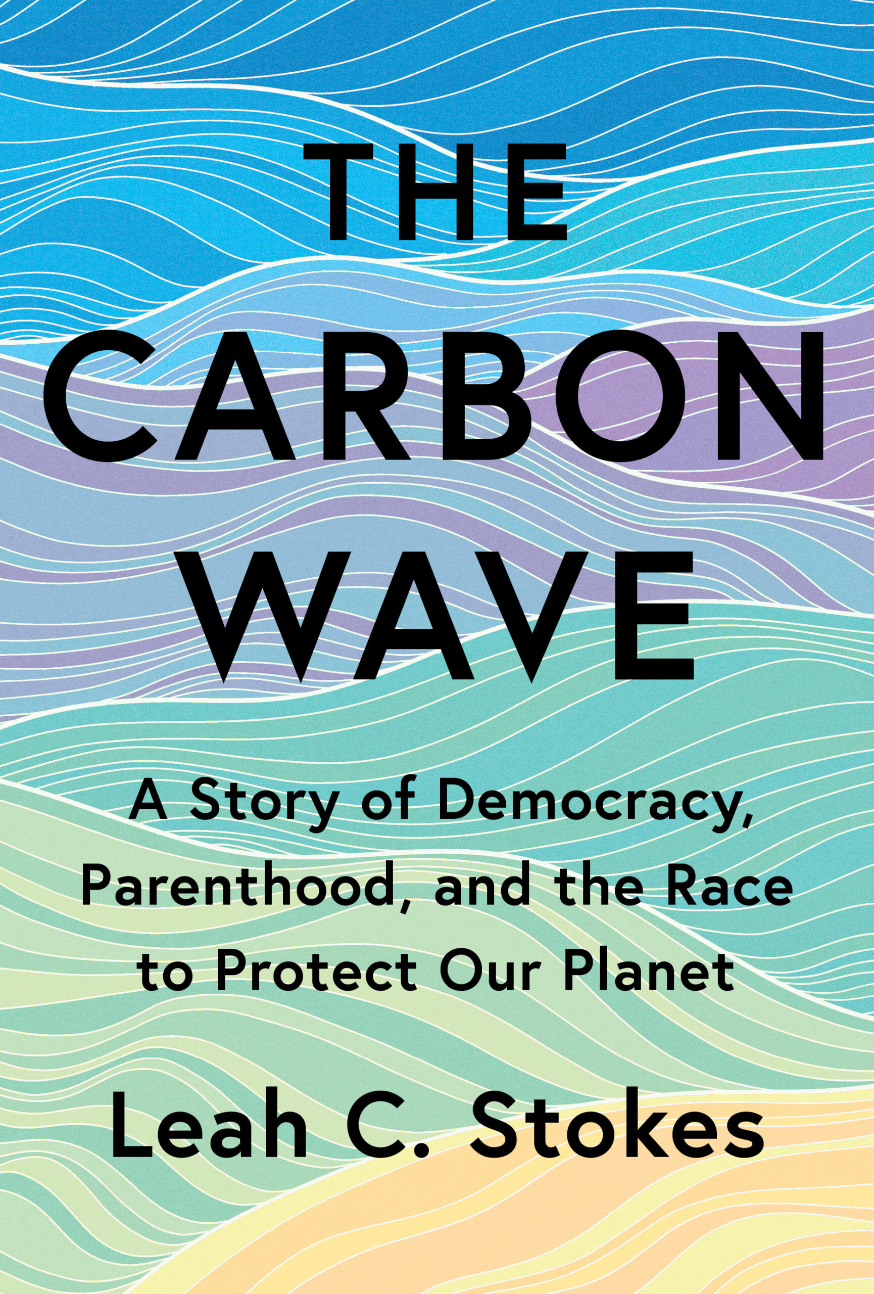book cover of blue waves with title carbon wave